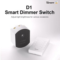 Smart Light Dimmer Switch SONOFF D1 with RM433R2 Light Brightness Adjustable with Remote eWeLink Voice Control Google Home Alexa