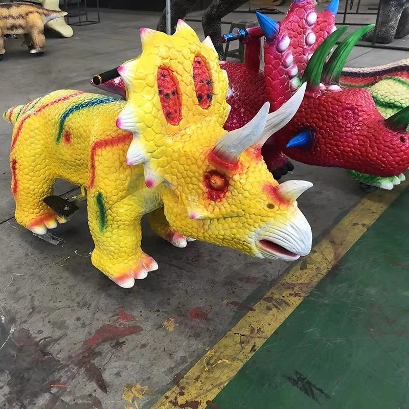 Animation Walking Horse Dinosaur Riding Coin Animal Riding Child 150cm