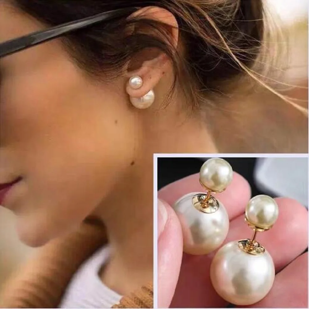 

Gorgeous AAAA Huge a pair 12-13mm Round South Sea White Pearl Earrings gift box