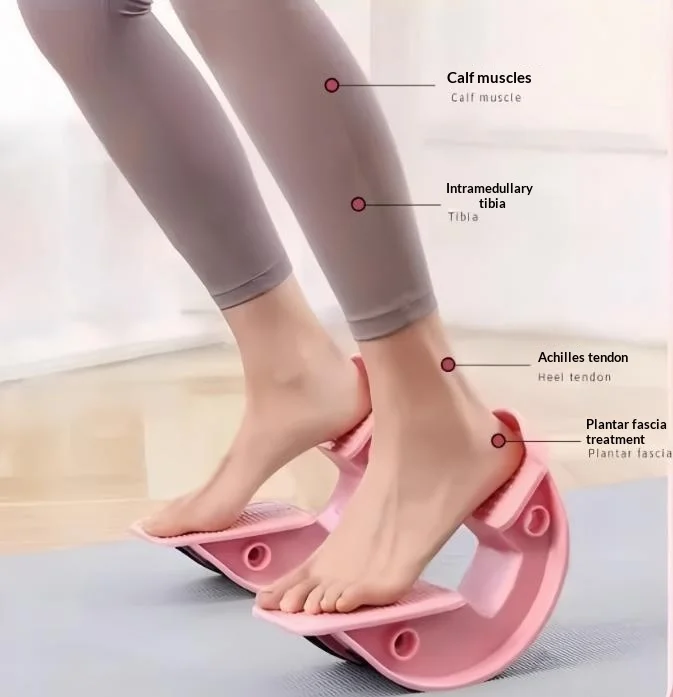 New【Stretching Wheel Home Fitness Pedal Calf Stretcher Balance Trainer Arm Calf Ankle Stretching Board Foot Stretcher Household】