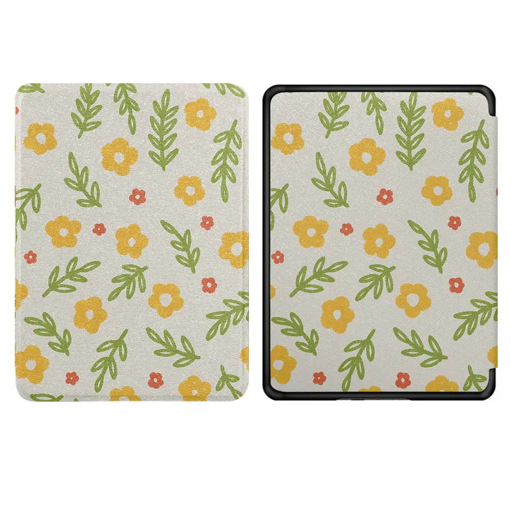 kindle case beautiful flower  paperwhite5th Silicone soft shell  funda 2021 11th  8th generation