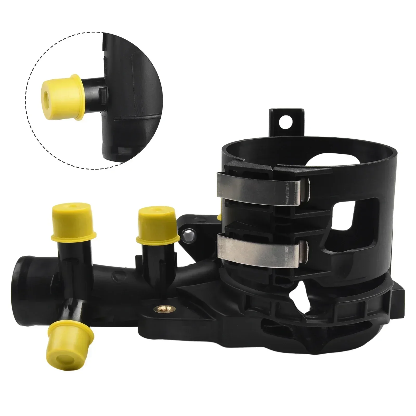 For Mercedes-Benz C E-Class Fuel Filter Housing Water Outlet A6512001656 Black Car Accessories Durable 6512006000 Plastic