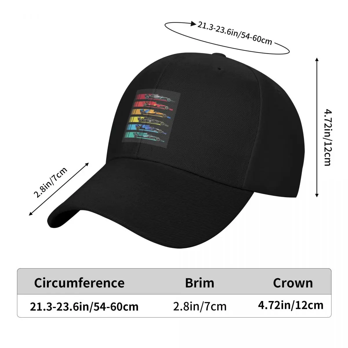 Formula Racing Cars 2023 Cap Fashion Casual Baseball Caps Adjustable Hat Hip Hop Summer Unisex Baseball Hats