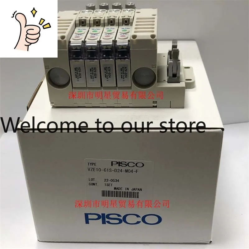 VZE10-61S-D2-4-M04-F Componentes Originales y Genuinos de Válvula Solenoide PISCO Japonesa