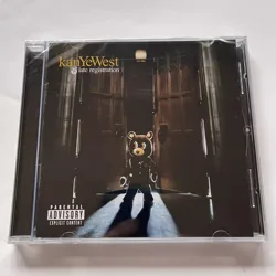 Classic Rap Kanye West Music CD Late Registration Album Gold Digger Music Record Cosplay Walkman Car Soundtrack Box Party Music