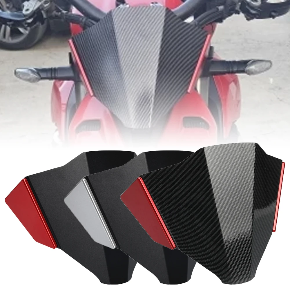 

Windshield Wind Screen Motorcycle Accessories Wind Deflector Shield Screen For Ducati Streetfighter V4S 2020 2021 2022 2023 2024