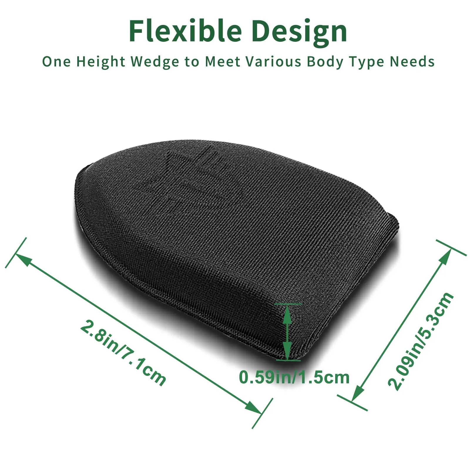 Holster Wedge for Concealed Carry 1pc Adjustable Grip Reduction Anti Printing Design Memory Foam Pad Comfort view 6