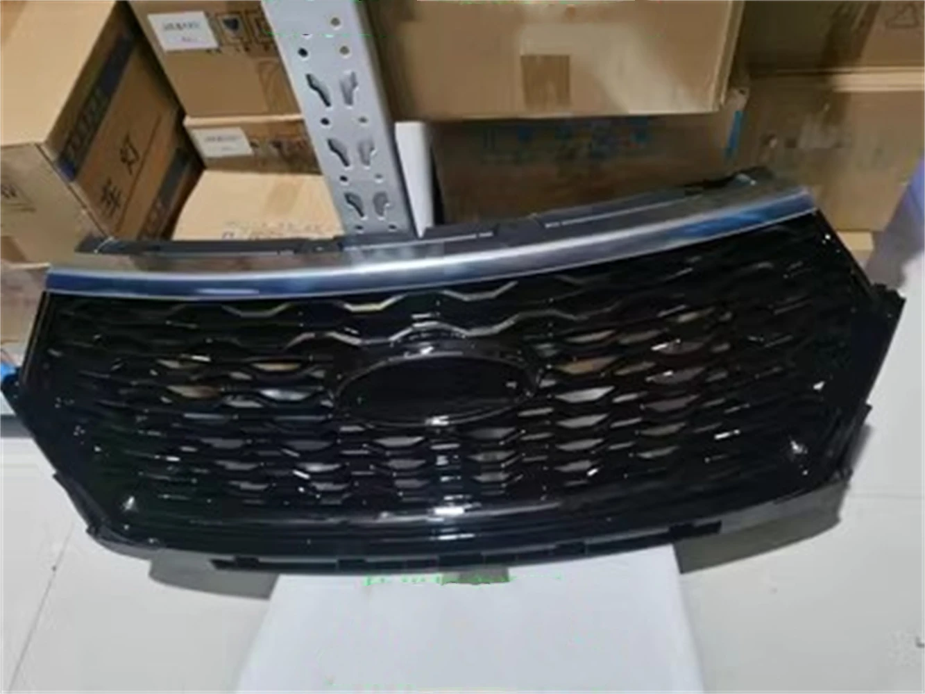 Car Front Bumper Grill Grille mask For 2020-22 Ford Explorer