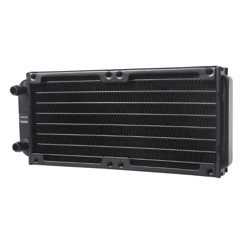 10 Pipe Aluminum Heat Exchanger Radiator for PC CPU CO2 Water Cool System Computer G1/4