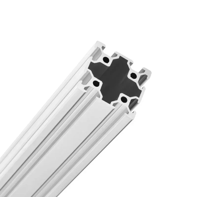 2Pcs 4040 V-Slot Aluminum Extrusion Profiles 200-500mm EU Standard Aluminum Linear Rail Slide Slot for CNC Router Kit 3D Printer