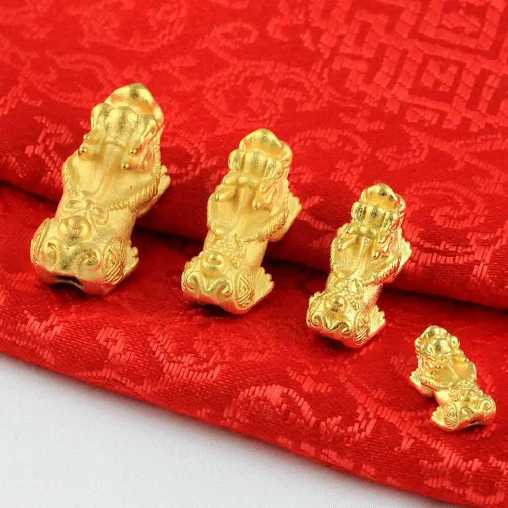 Wealth Good Lucky Pixiu Hair Rope Findings Chinese Style Bead DIY Making Accessories Brave Troops Beads Jewelry Accessories