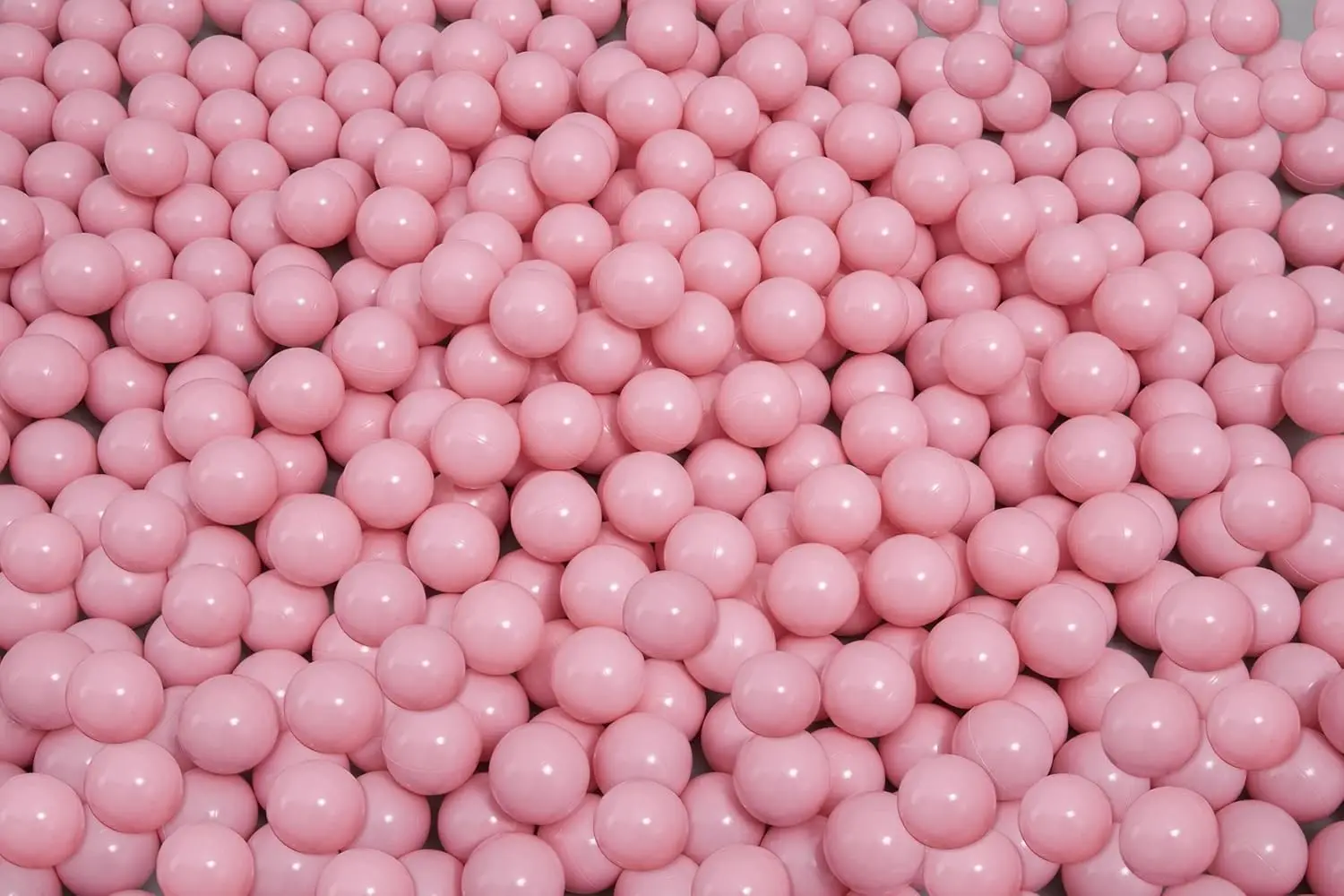 Bolas de jogo de plástico rosa claro 250ct |   Ótimo para cercadinhos internos e externos, bolinhas, seguidores, piscinas Kiddie