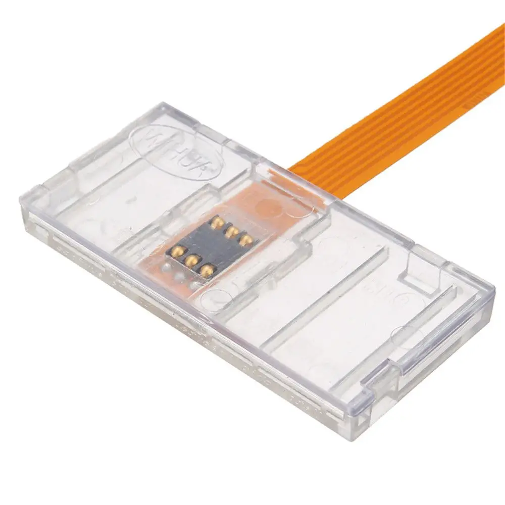Transparent Durable Universal SIM Card Open Device Big To Small Converter SIM Card Adapter