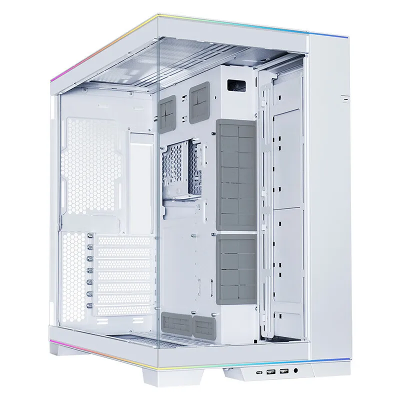 White/black computer sea view room chassis