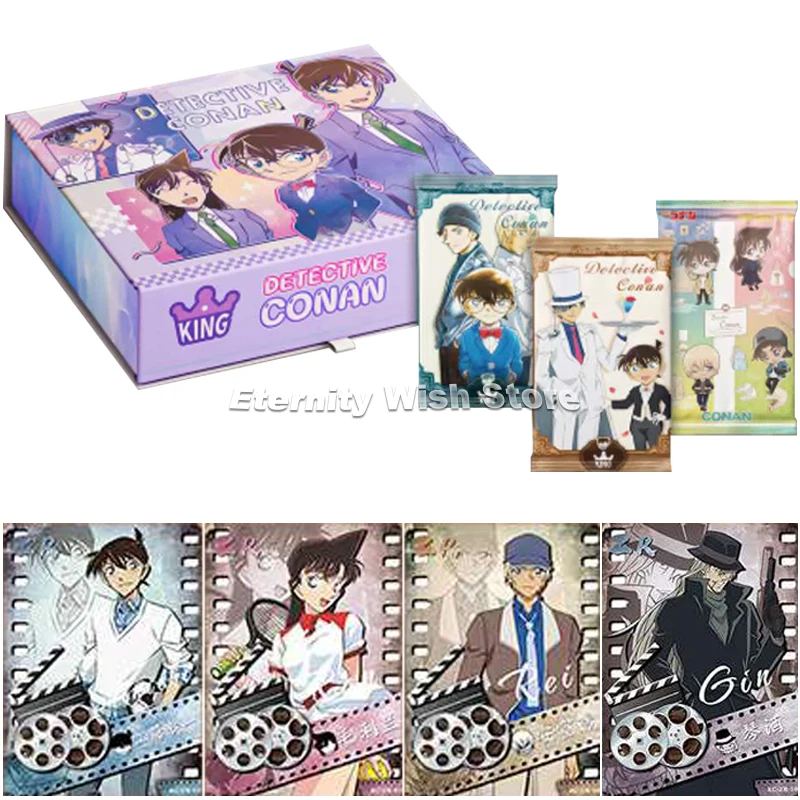 Detective Conan Cards King CARD Anime Character Rachel Moore Collection Board Game Hobbies Toys Children Birthday Gifts