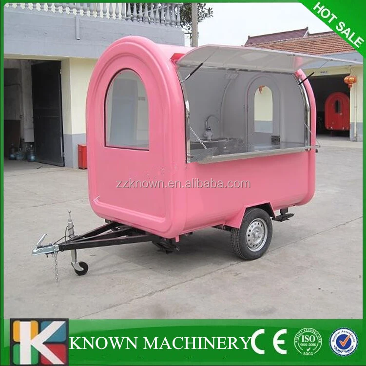 OEM Customized colourful mini food truck/food concession trailers