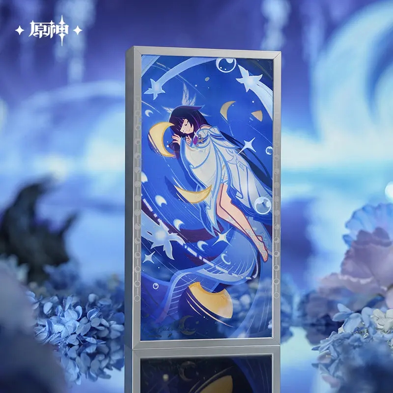 

Official MiHoYo Game Genshin Impact Columbina Acrylic Light Painting Cartoon Accessory Desktop Ornament Prop Cosplay Xmas Gifts