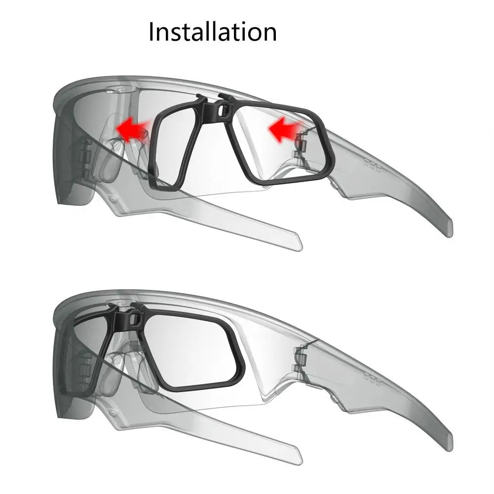 For Oakley Meta Vanguard Prescription Adapter Frame Black Glasses Frame Insert Clip for Smart Outdoor Glasses Accessories
