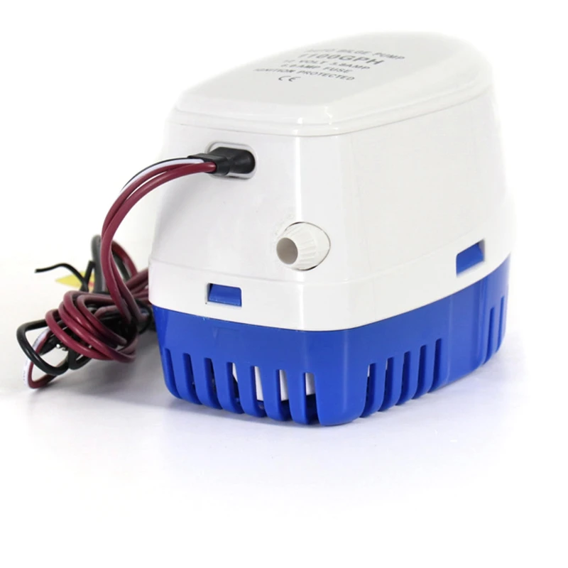 Automatic Submersible Boat Bilge Water Pump 12V Auto With Float Switch Outlet 750GPH