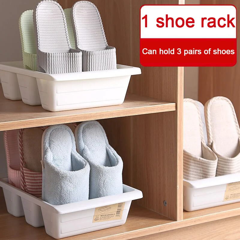 Simple Modern Nordic Style Vertical Economy Slippers Rack Space Organizer Plastic Shoe Cabinet Home Hotel Shoes Holder Storage