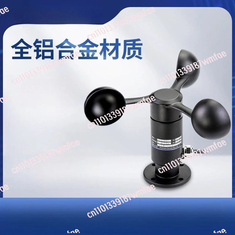 All-aluminum Alloy Ultrasonic Ducted High-precision WindSpeed and Direction Sensor Three-cup Wind Speed WindDirection Anemometer