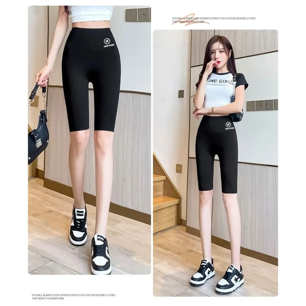Seamless Tight Hip Lift Yoga Shorts Elastic Breathable Tummy Control Women Leggings Shapewear Slimming Biker Shorts Jogging