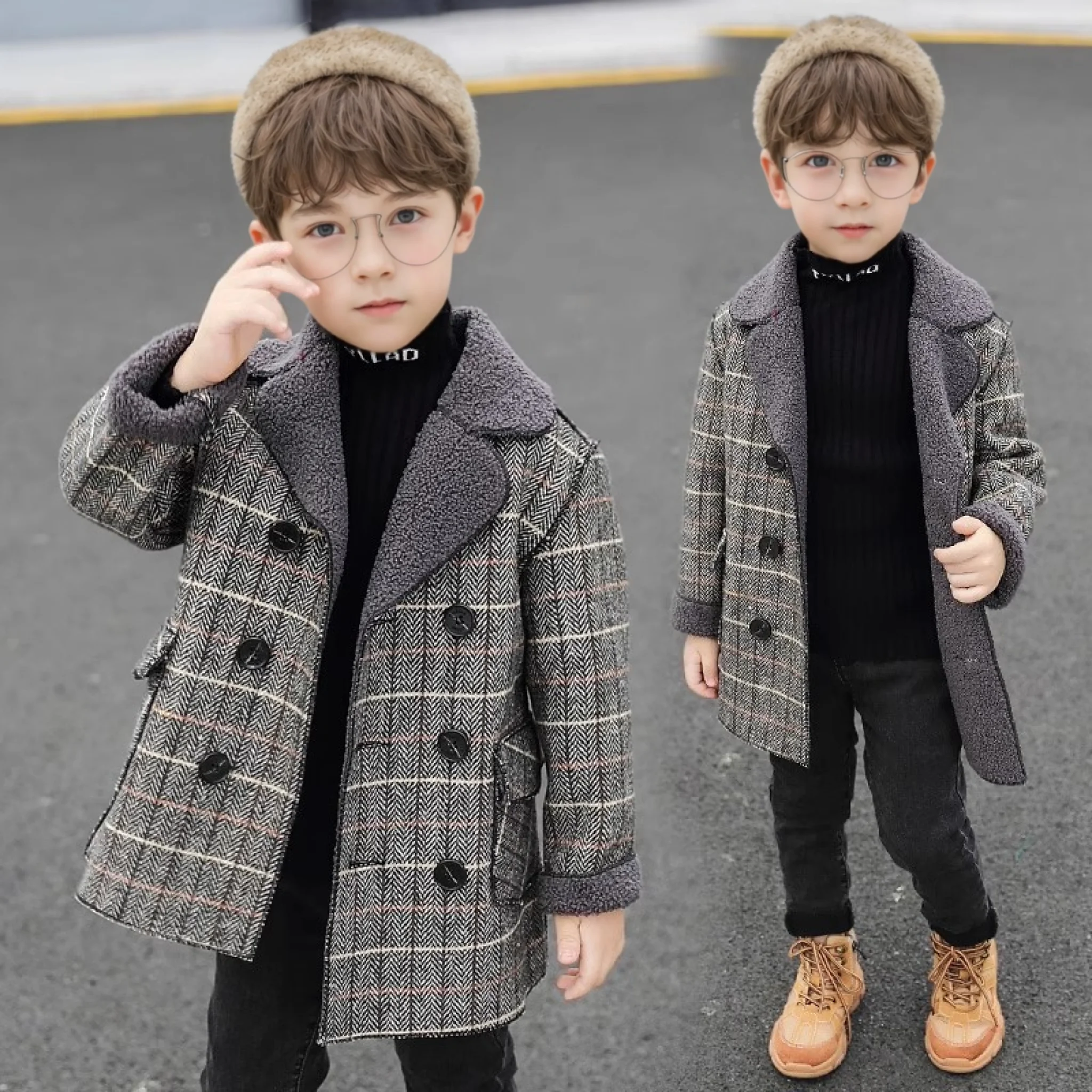 Little Boys Winter Thick Warm  - đánh giá và giá Kids Outdoor Jacket