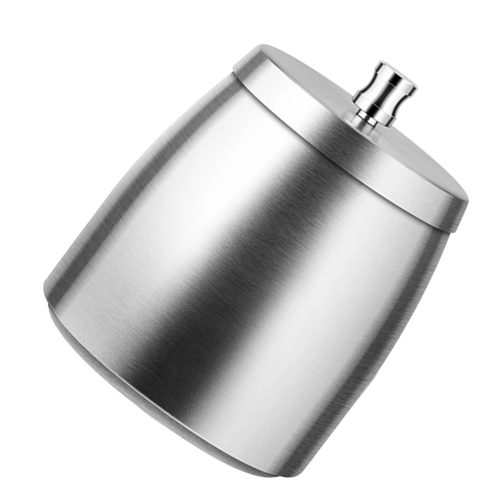 

Stainless Steel Tabletop Ashtray Windproof with Lid Cigarette Ashtray Large Capacity Smokeless Ashtray for Indoor Or Outdoor Use