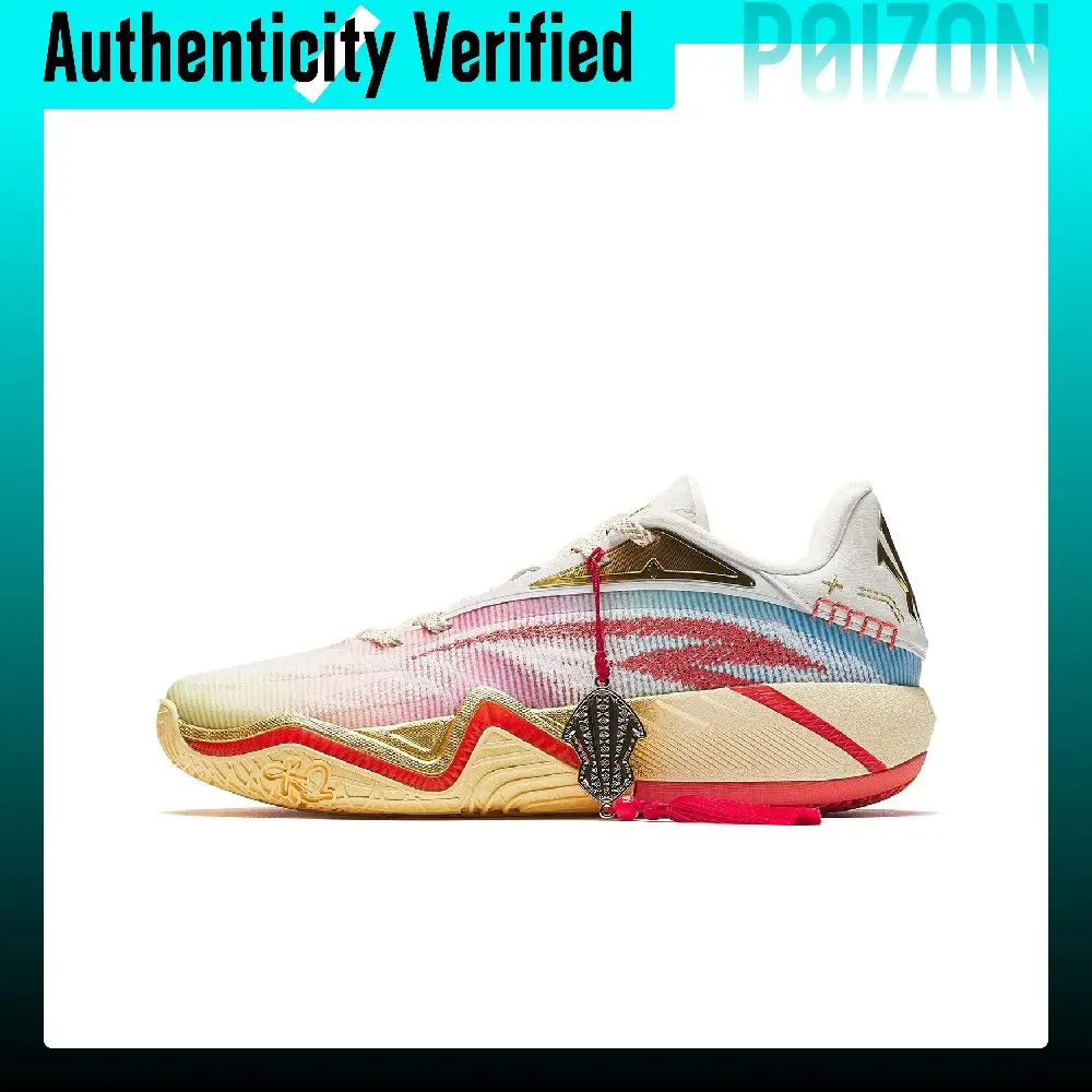 Anta KAI 3 Cushioning, Wear Resistant Low top Nitrogen Technology, Nitrogen Carbon Integrated Basketball Shoes Men's 112621102-3