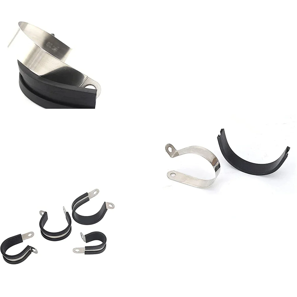 Rubber P Clips Safe and Secure Rubber P Clips Hose Clamps 50PCS Assorted Sizes for a Wide Range of Applications