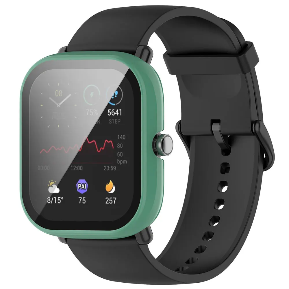 PC ฝาครอบป้องกันสําหรับ Huami Amazfit Bip U/Bip U pro Full Screen Protector สําหรับ Amazfit Pop Pro นาฬิกาเปลือกป้องกัน