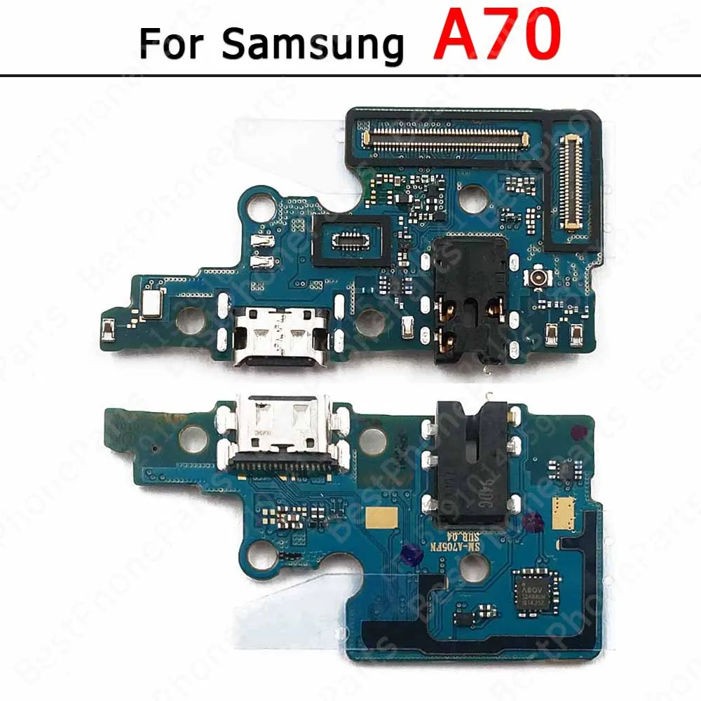 For Samsung Galaxy A70 A80 A90 A10 S A10e A20 E A20s A30 A40 A50 A60 Charging Port Usb Connector PCB Charge Board Parts