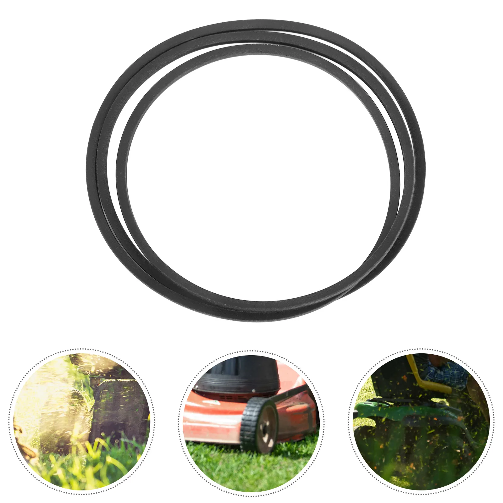 

Lawn Mower Drive Belt Rubber Replacement Deck Belts for Mower Durable Performance Fits Various Models Gardening Tools