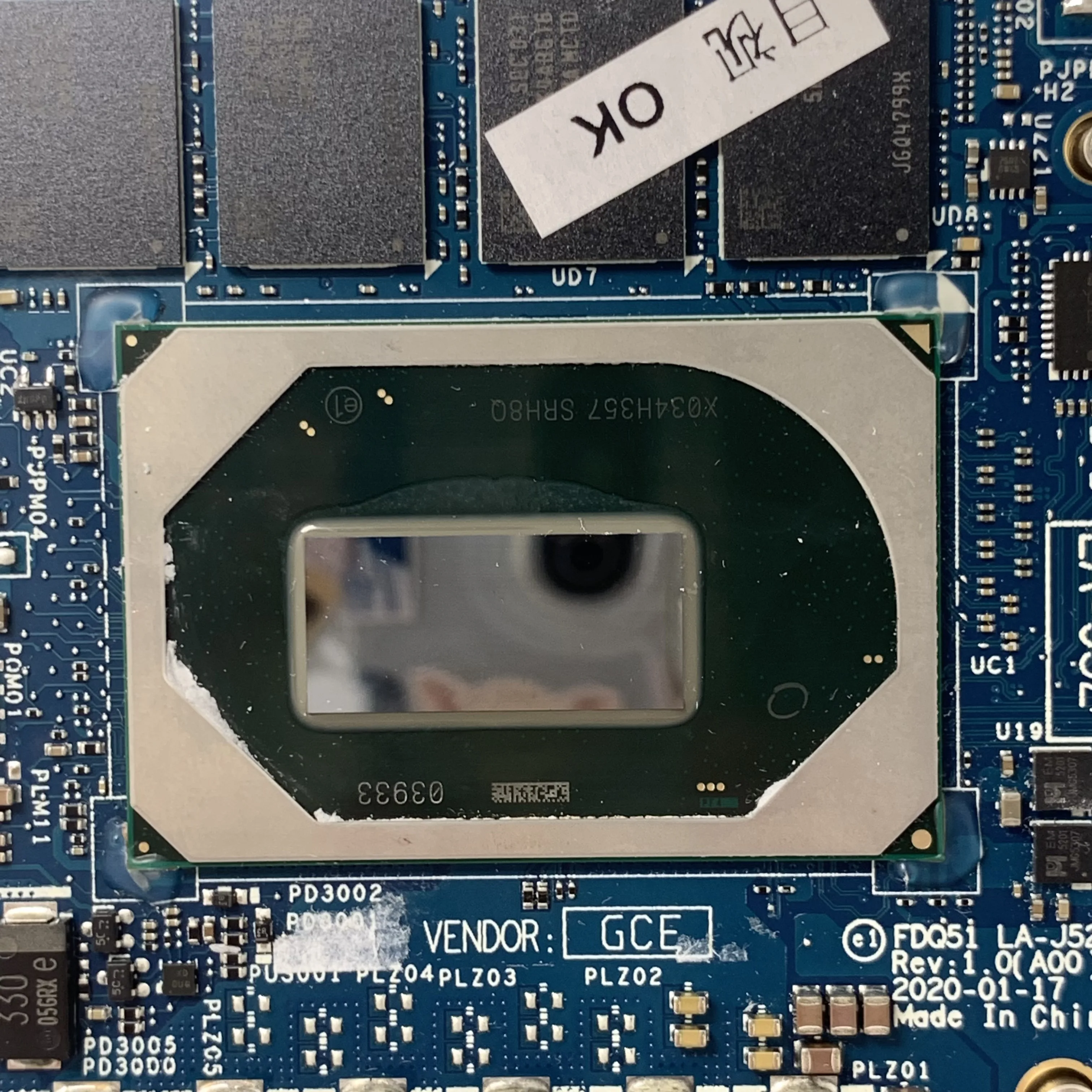 

LA-J521P для Dell M17 R3 CN-0JRC8W 0JRC8W JRC8W с процессором SRH8Q I7-10750H, материнская плата для ноутбука N18E-G3R-A1 RTX2080, 100% протестировано, хорошо