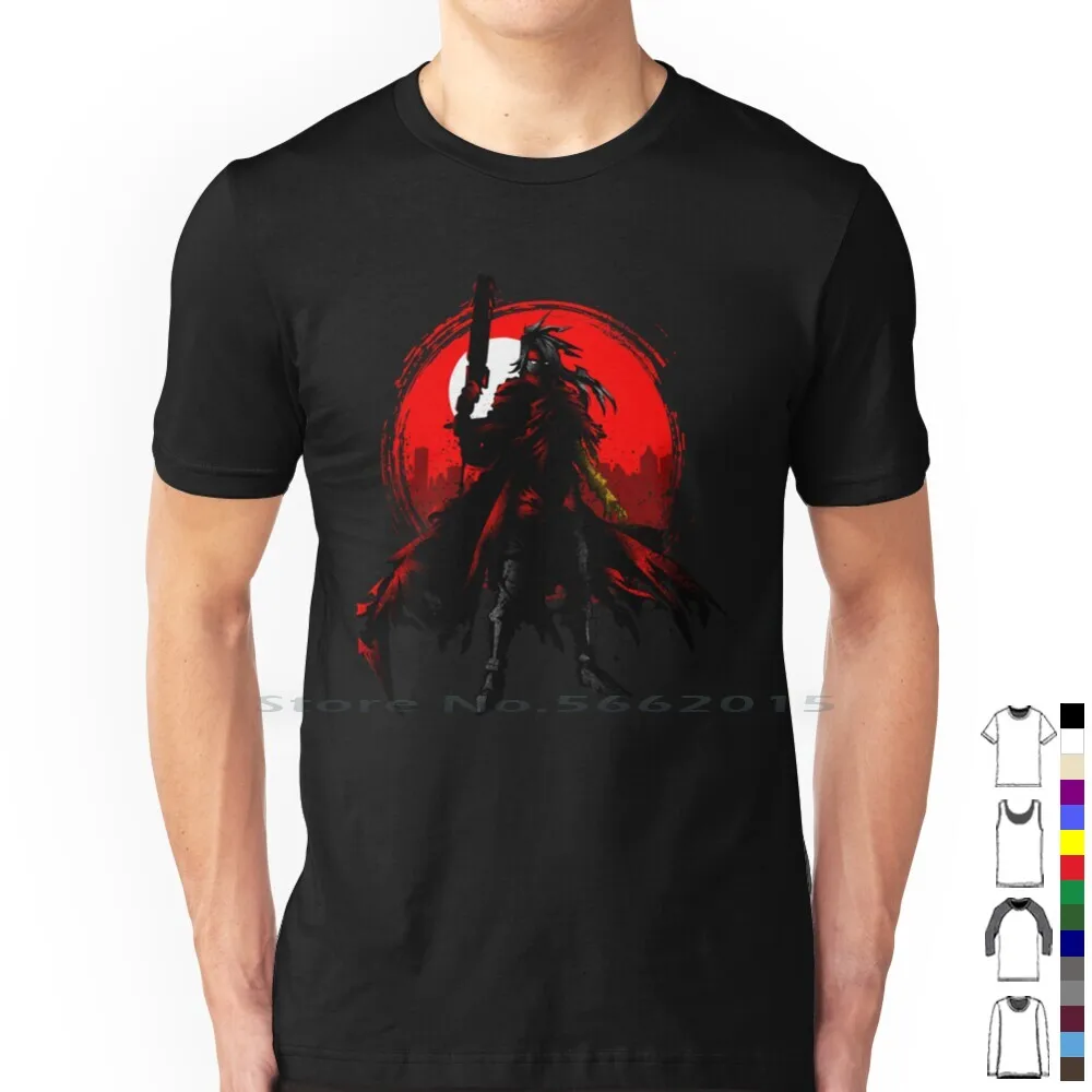 Finalfantasyvii-Dirge Of Cerberus 100% Cotton T Shirt Vincent Valentine Vincent Ffvii Vincent Ff7 Remake Final Fantasy Vii