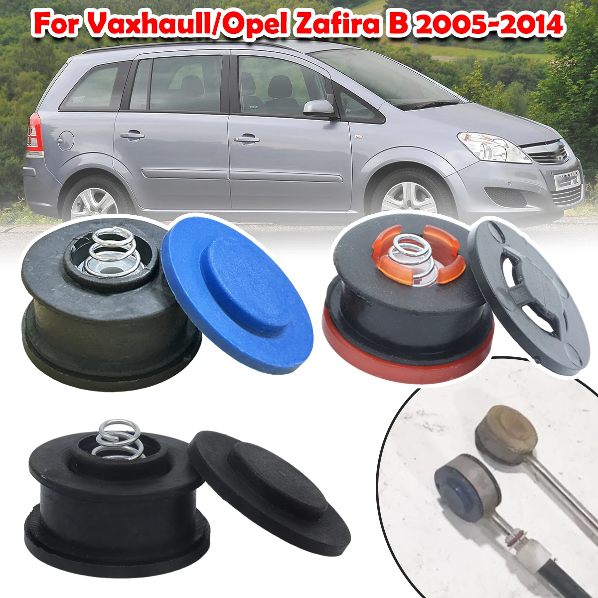 

For Vaxhaull/Opel Zafira B Gear Linkage Repair Kit Gearbox Selector Shift Lever Cable end Connector Bushing 2005 2006 2007- 2014
