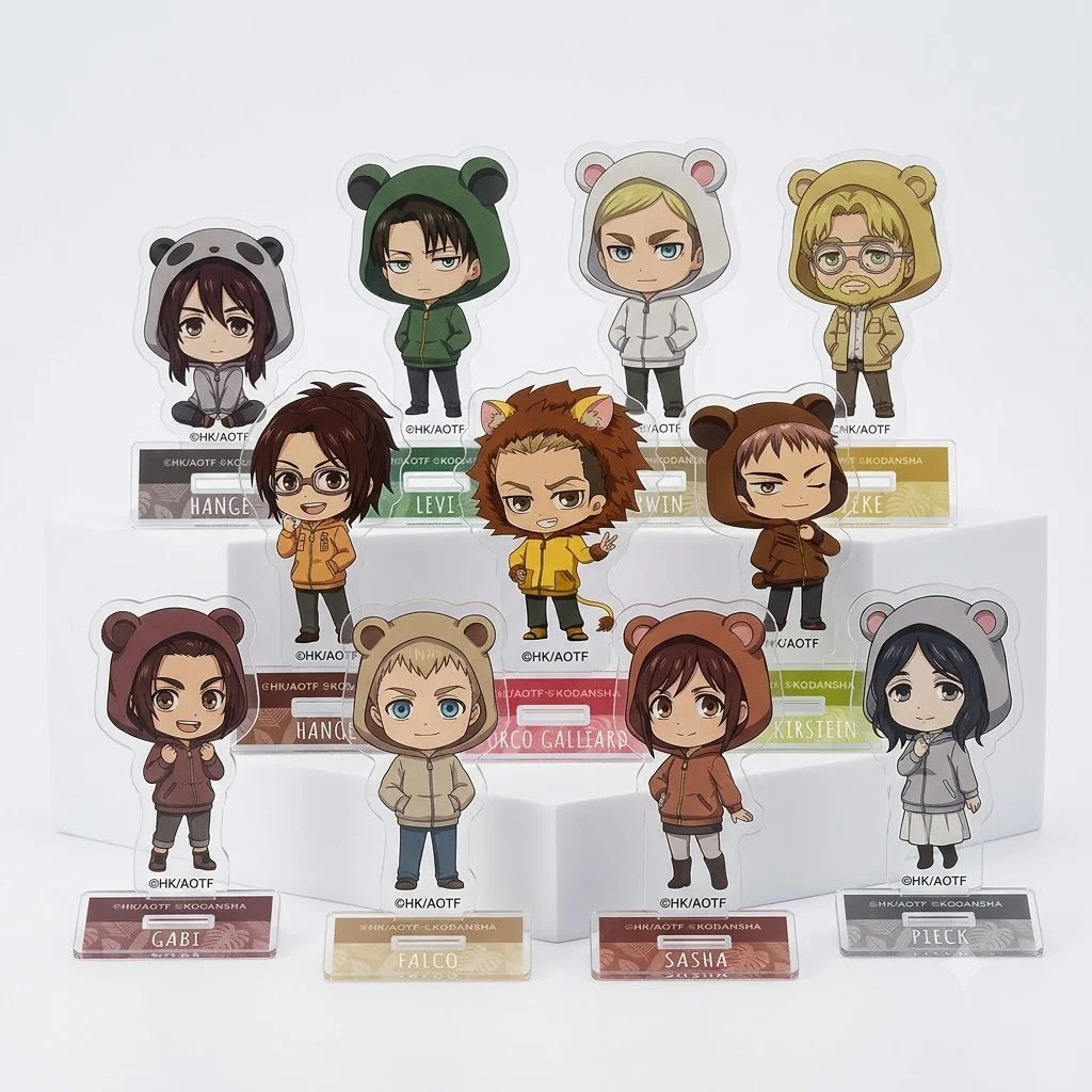 10CM Charm Anime Campaign Giant Acrylic Stand Keychain Model Cosplay Characters Ornament Accessories Christmas Collection Gifts