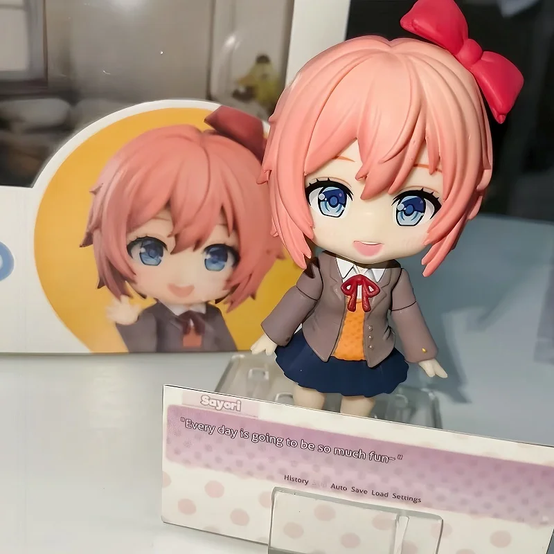 

Аниме-фигурка Doki Literature Club-Sayori, экшн-фигурка девушки Юрий Нацуки/моника, модель куклы, орнамент, Коллекционная аниме-игрушка