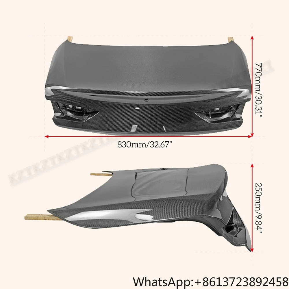 

For Infiniti Infiniti Q60 Cv37 17 Onwards Oe Type Rear Trunk Carbon Fiber