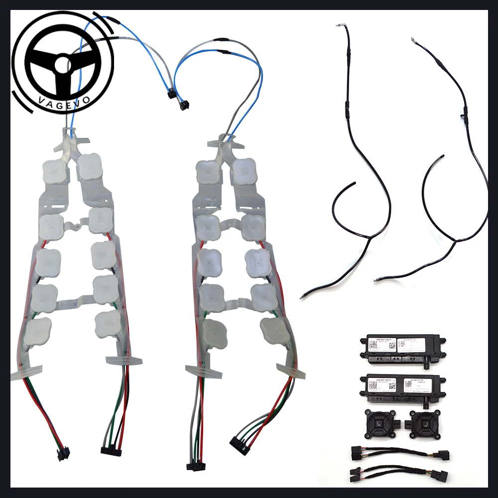 

For Audi A6 C8 A7 A8 Q7 Q8 Driver And Passenger Seat Massage Function Upgrade Kit, Original Car With Waist And Leg Clamps