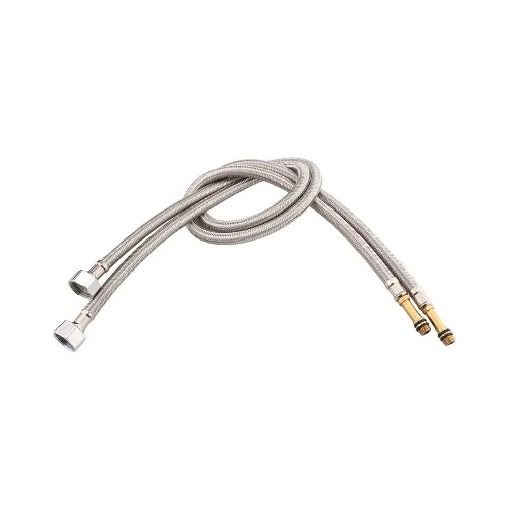 Push Connect Water Line Stainless Steel Hose Kit 304 Stainless Steel Material Rust Resistant Design For Under Sink Water Filters