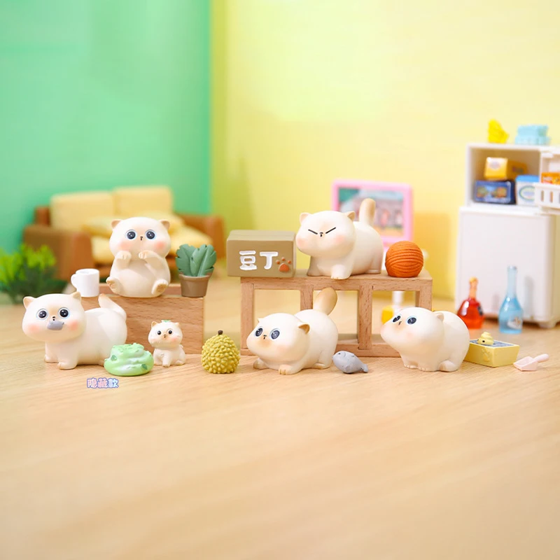 

Сиамский кот, слепая коробка, милая слепая сумка, сиамская загадочная коробка, каваи, кукла с котятами, настольный орнамент, декор, мини-фигурка, игрушка, подарок на день рождения