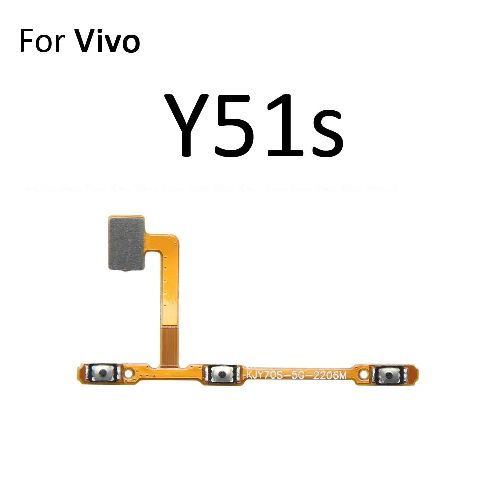 Power ON OFF Mute Control Key Volume Button Flex Cable For Vivo Y50 Y50t Y51 Dec Sep 2020 Y51A Y51s Y52 Y52s Y53 Y53i Y53s