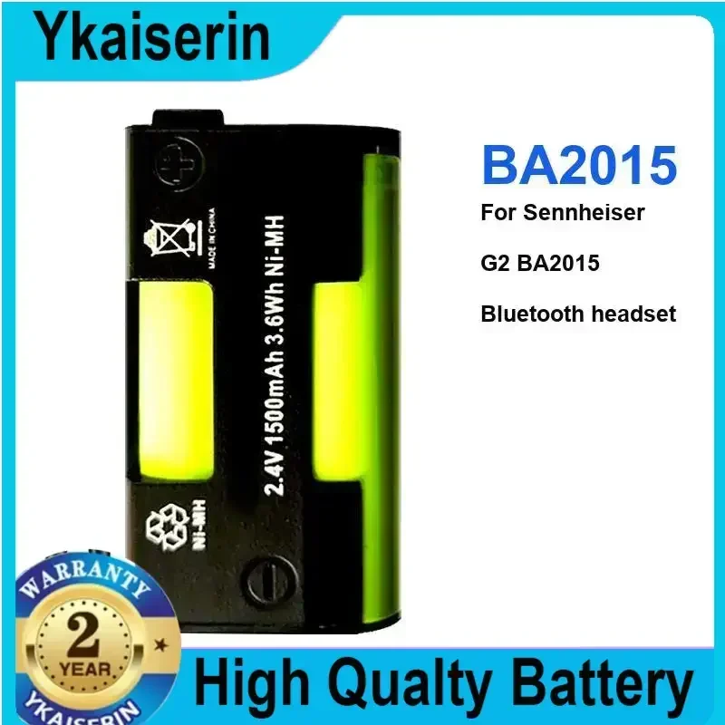 

New Battery for Sennheiser G2 BA2015 Bluetooth Headset Accumulator 2.4V 1500mAh Rechargeable Batteries Warranty + Track Code