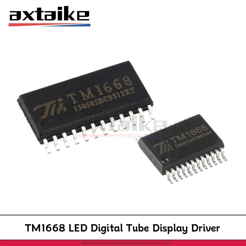 

10PCS TM1668 SOP-24 SSOP-24 SMD IC LED Digital Display Driver Control Circuit Chip