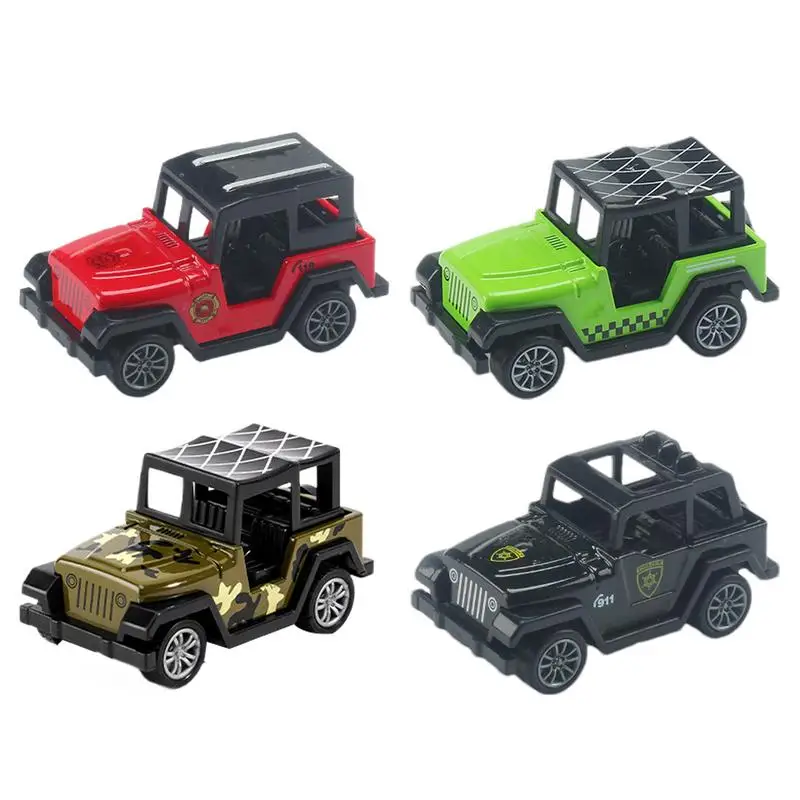 Pull Back Toy Car Powerful Pullback Mechanism Small Pull Back Car Off Road Pullback Vehicle For Better Traction Toys Kids Gifts