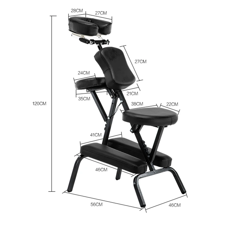 タトゥーマッサージ,ポータブル,折りたたみ式,調節可能,美容院用椅子