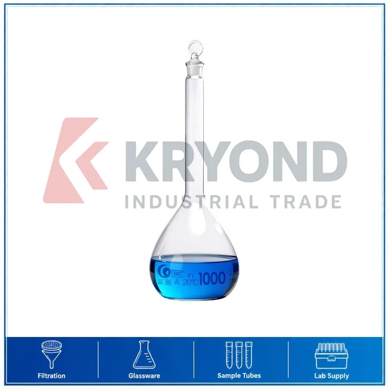 High Borosilicate Glass Volumetric Flask Clear Laboratory Measuring Bottle 1-1000mL Research Use Series Model Set Grade A+ Pack