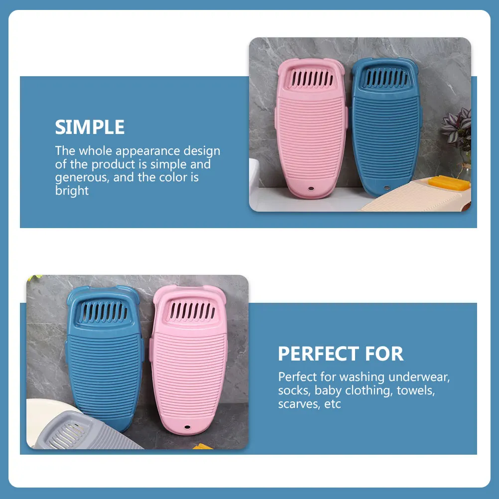 

Thickened Anti-Slip Washboard Practical Dormitory Washboard Household Clothes Washing Board Hand-Washed Laundry Tool