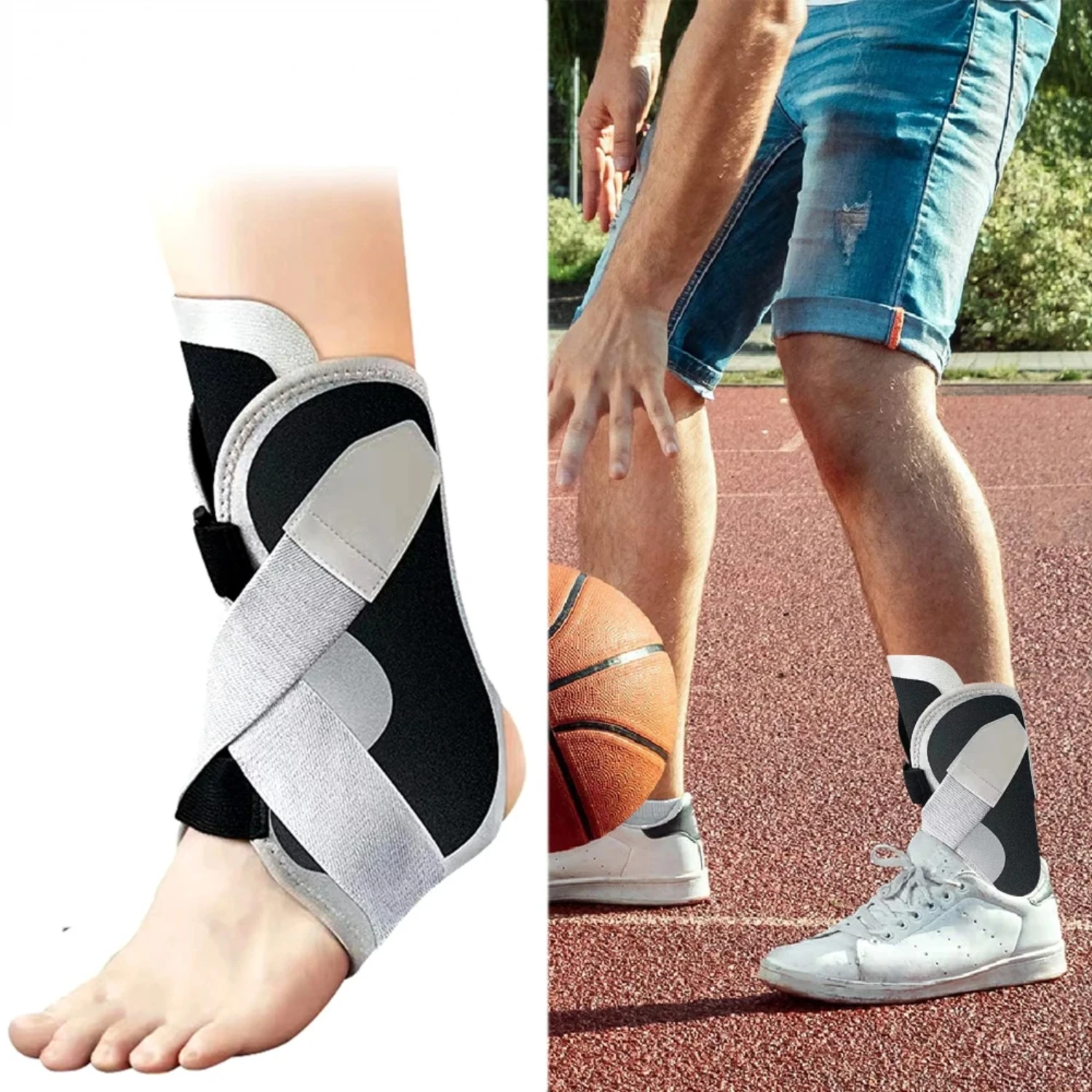 

Ankle Braces Bandage Straps Sports Safety Adjustable Ankle Support Protector Ankle Fracture Sprain Sprain Ligament Strain